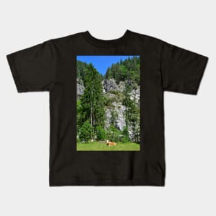 Cow Near Pontebba Kids T-Shirt